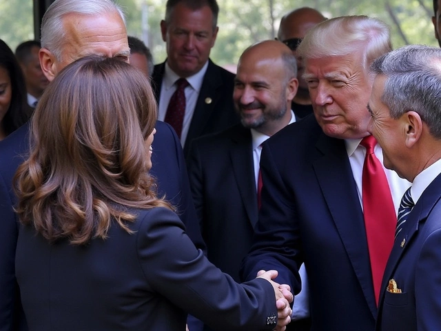 Biden, Kamala e Trump visitam memorial do 11 de setembro em Nova York